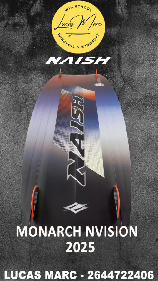TABLA KITE MONARCH NVISION NAISH 2025