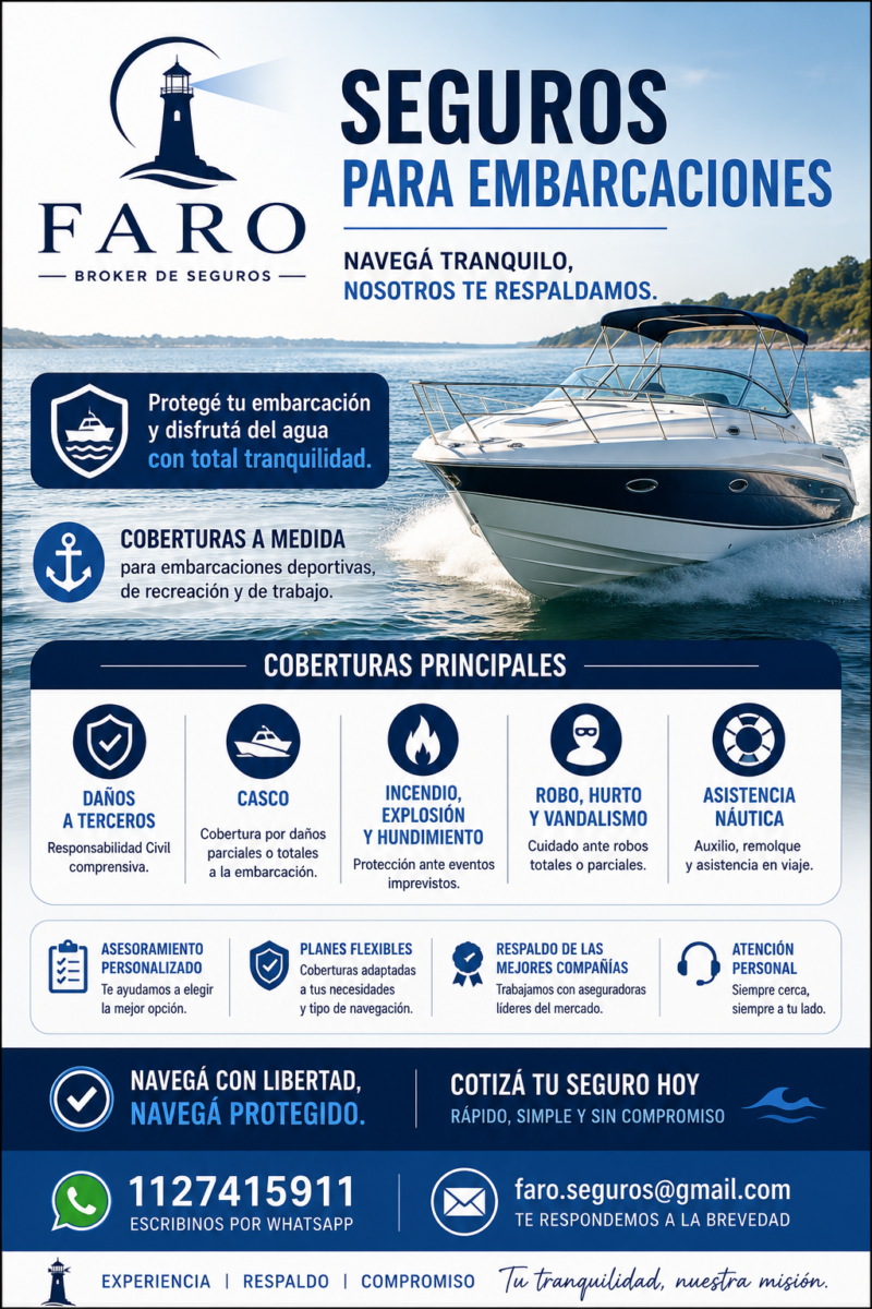 SEGUROS NAUTICOS. SOLO COMPAÑIAS LIDERES
